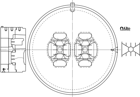 Matrice per radiatori - Disegno tecnico