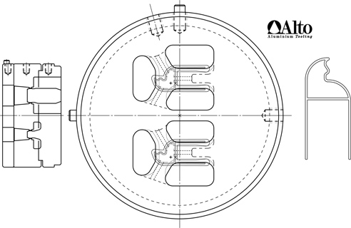 Die for rolling shutters 02 - Techinical design