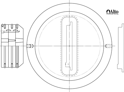 Matrice per barrame 01 - Disegno tecnico