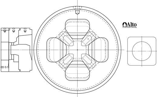 Die for standard hole profile 01 - Techinical design