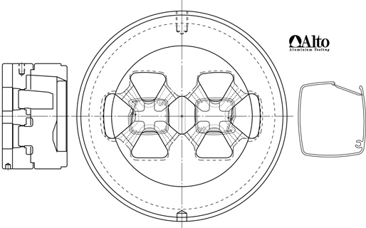 Matrice per zanzariere 02 - Disegno tecnico