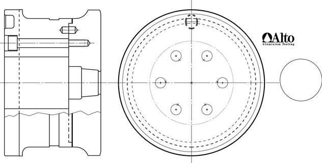 Matrice per barrame 02 - Disegno tecnico