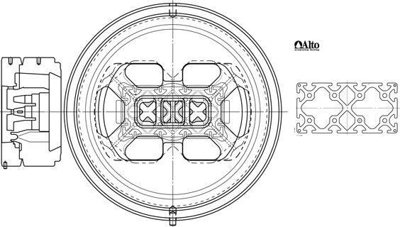 Matrice per industria pneumatica, robotica, automazione - 01 - Disegno tecnico