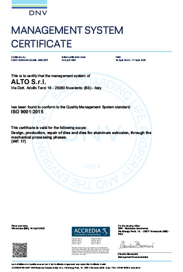 ISO 9001:2015 Certificate